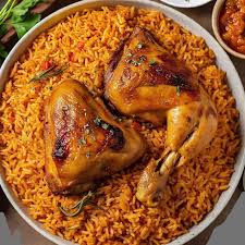 jollof rice and chicken